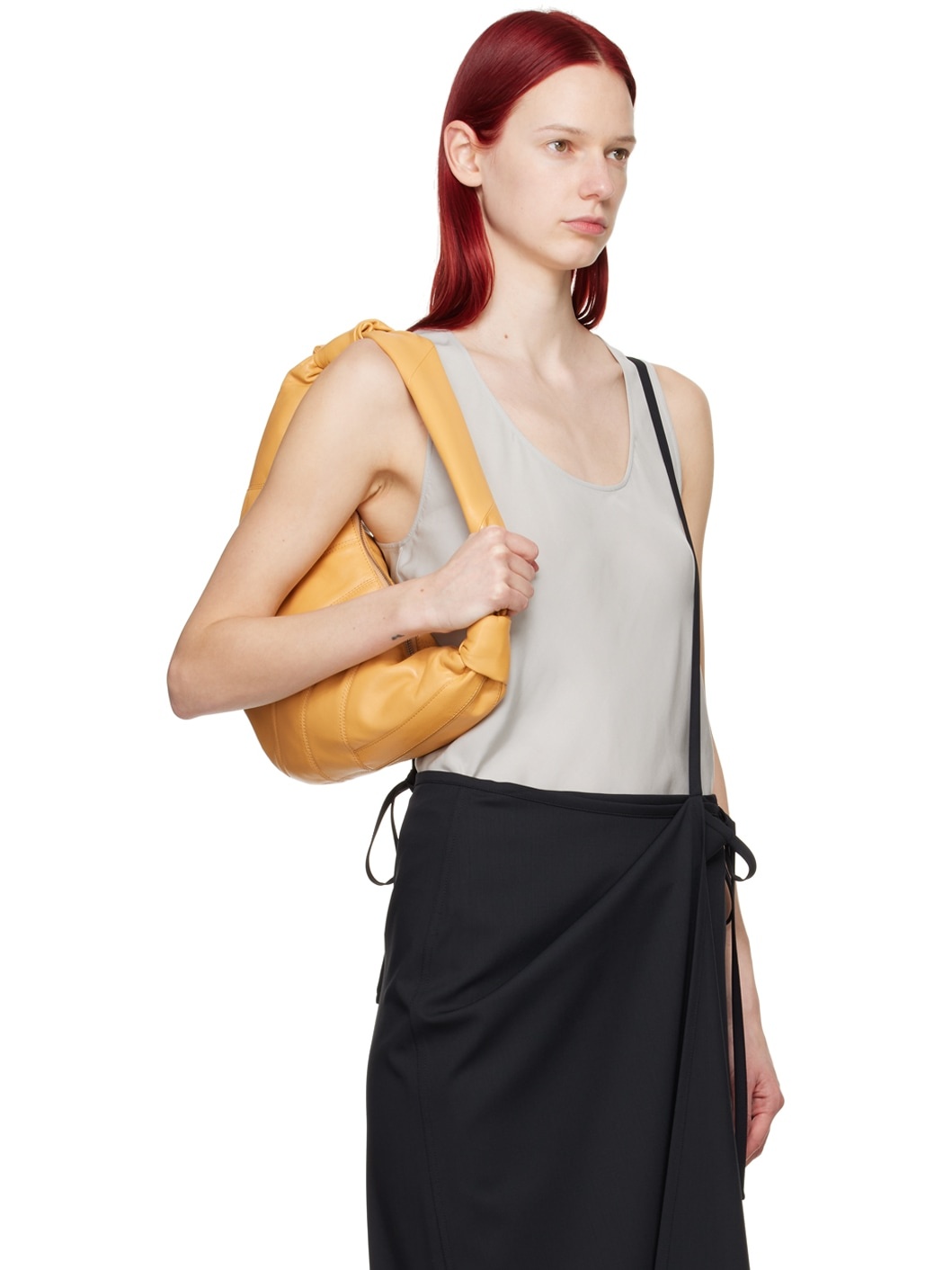 Gray Bias-Cut Tank Top - 2