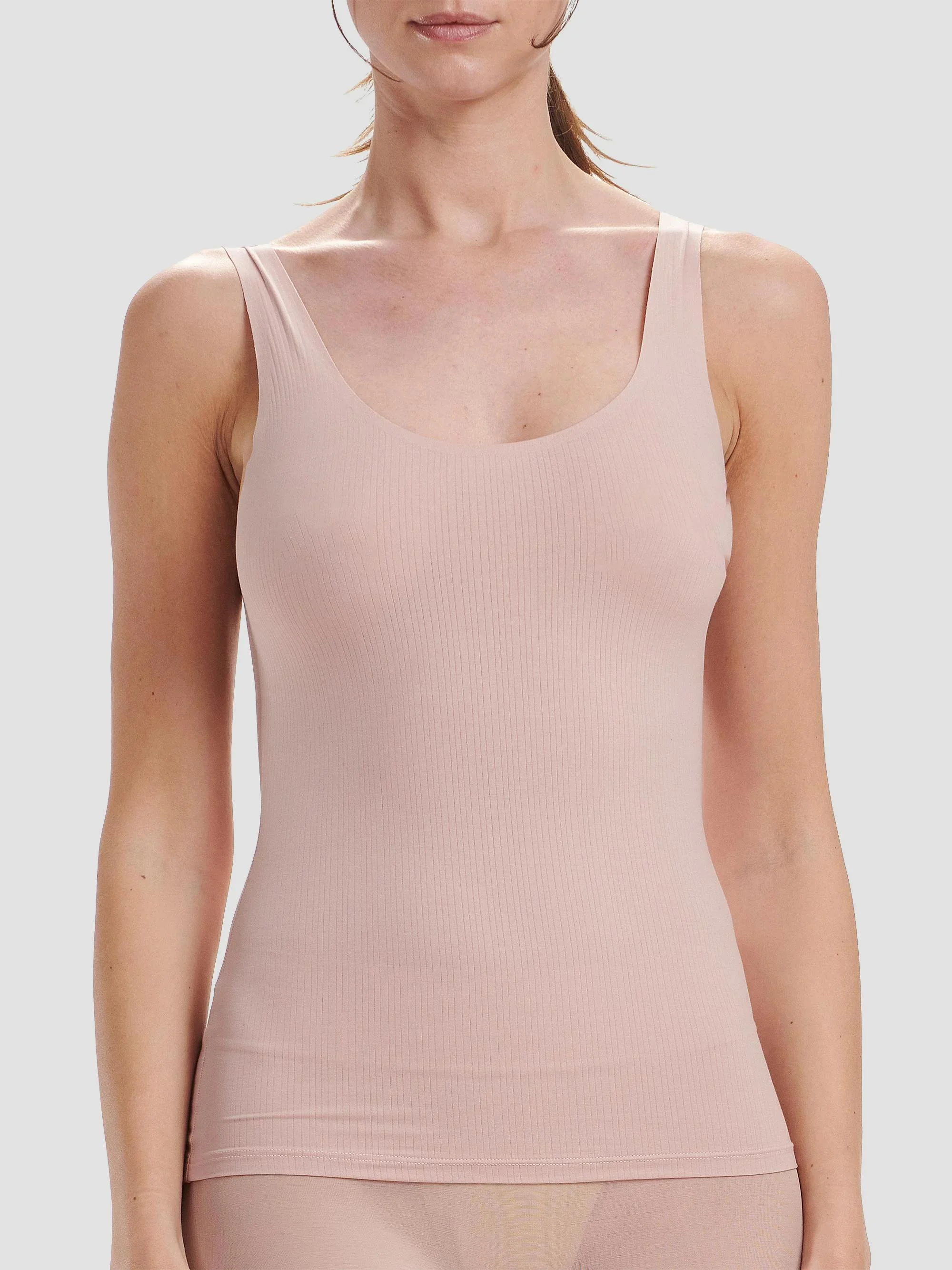 Women's Beauty Cotton Tank Top - Powder Pink - 1