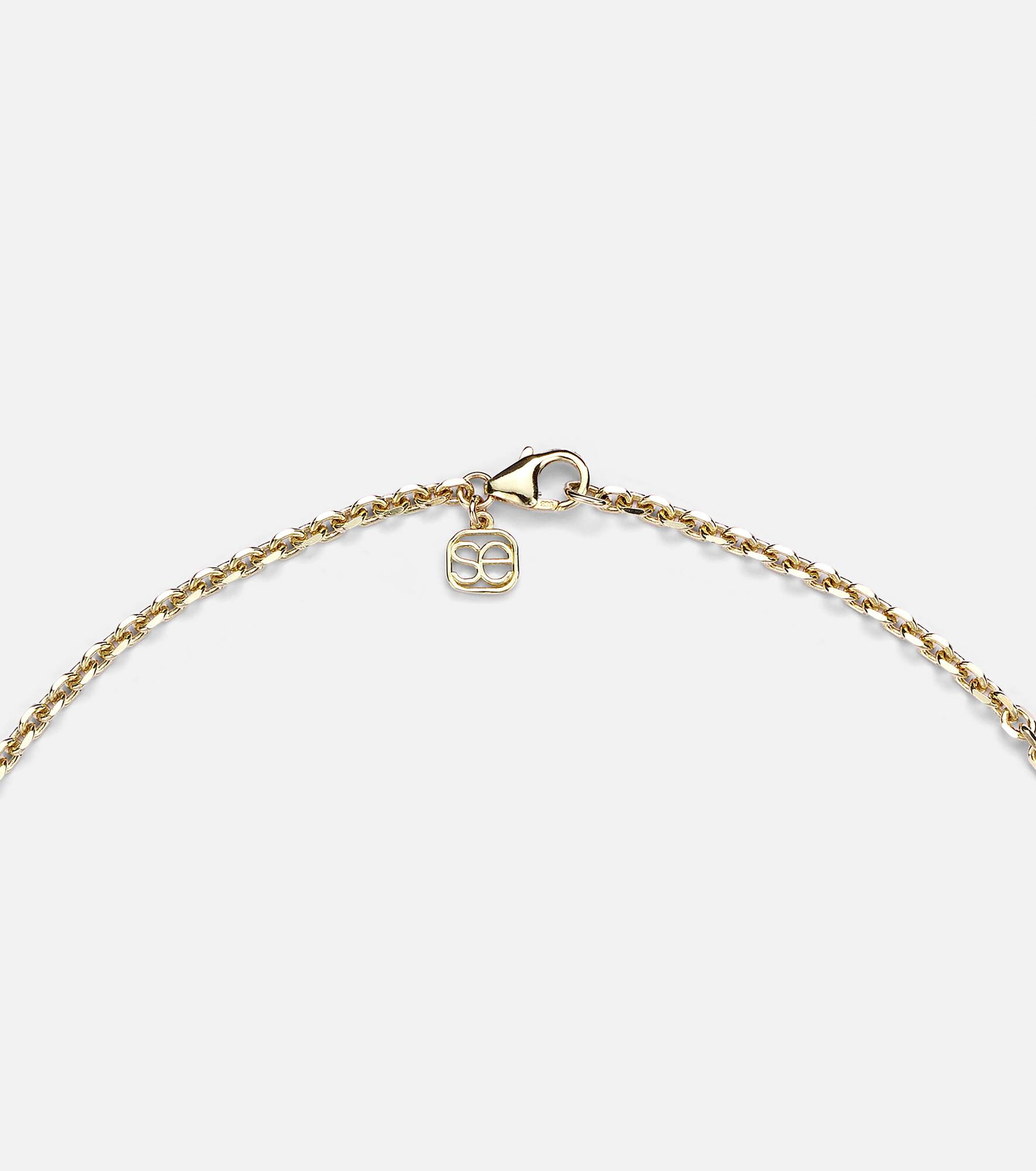 Puffy Icon Wallpaper Heart 14kt gold necklace with diamonds - 6