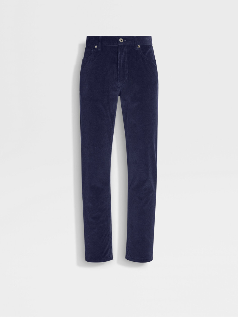 ZEGNA INK BLUE CASHCO ROCCIA PANTS outlook