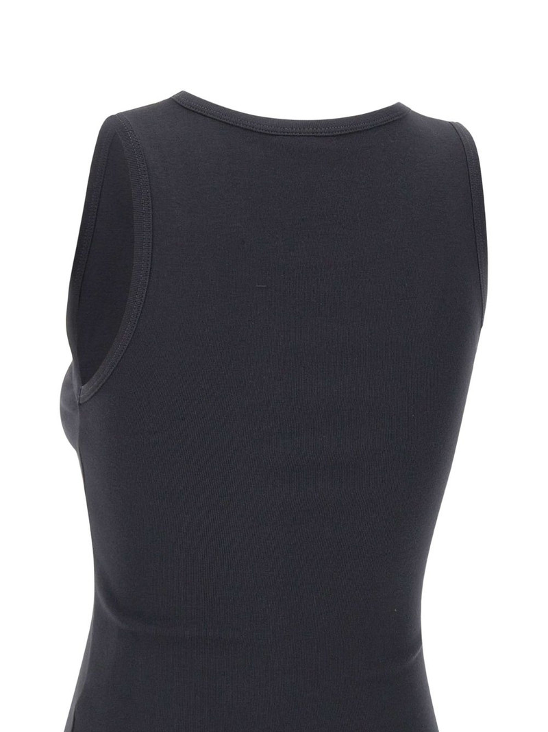 logo-print cotton top 7