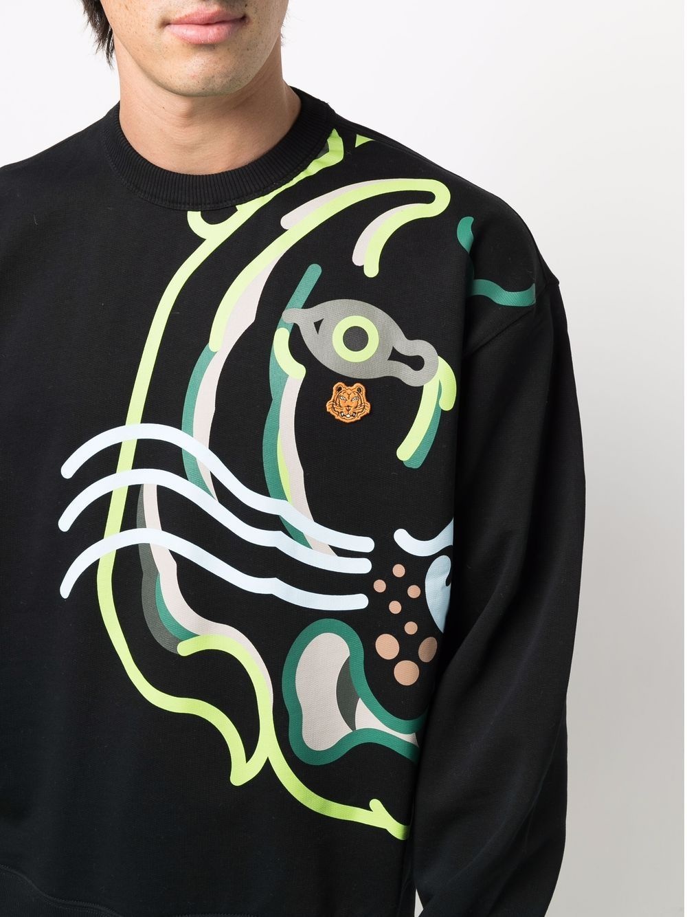 graphic-print long-sleeve sweatshirt - 5