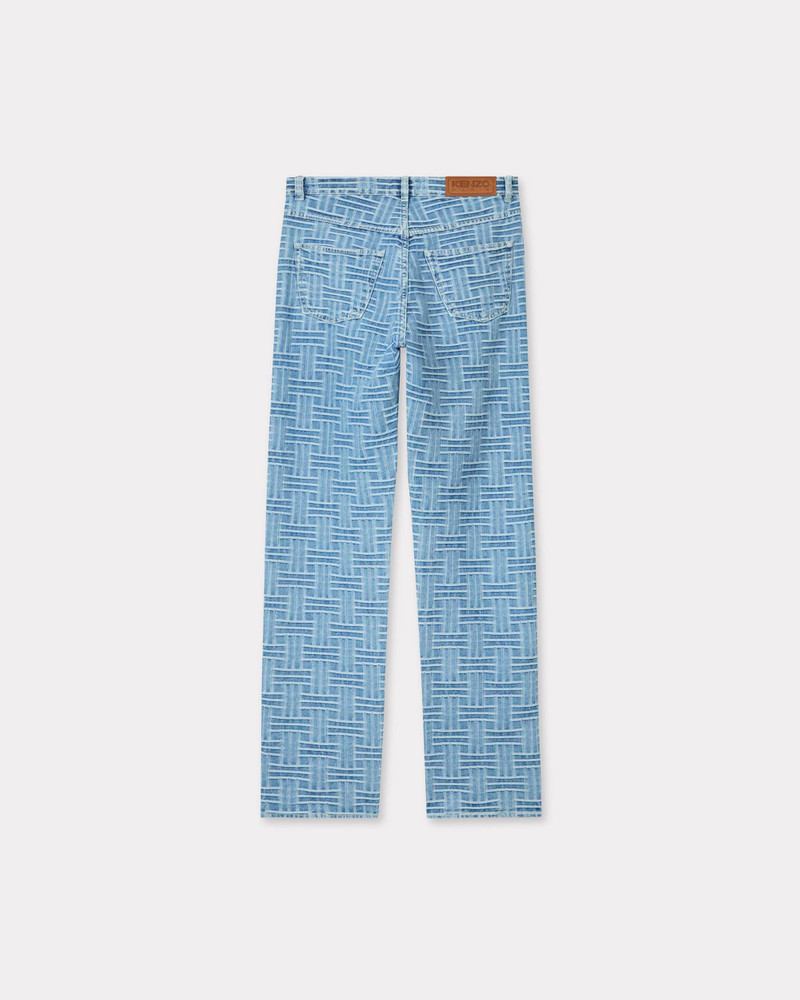 KENZO 'KENZO Weave' BOTAN loose jeans in japanese denim outlook