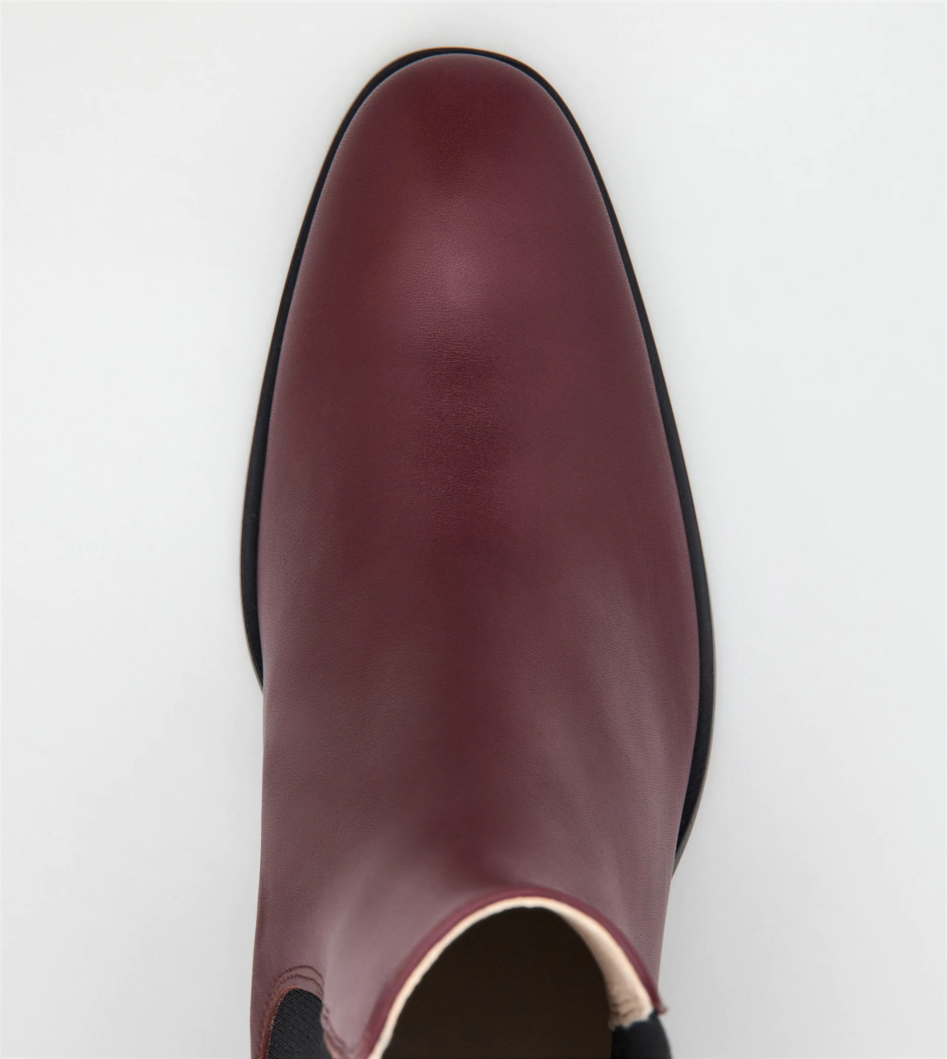 LEATHER BOOTS - BURGUNDY - 4