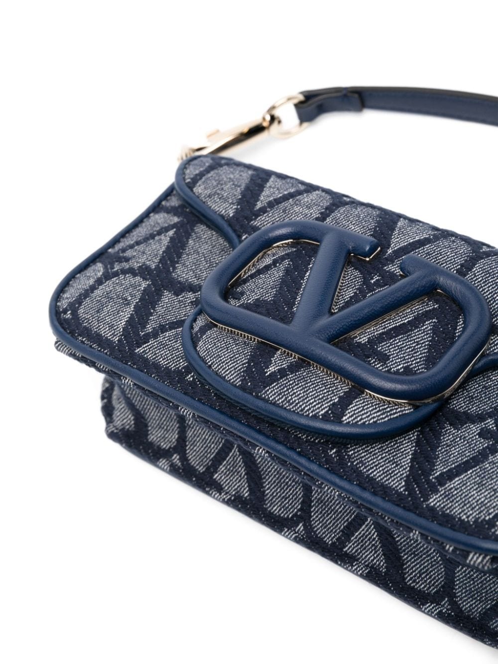 LocÃ² Toile Iconographe denim crossbody bag - 3