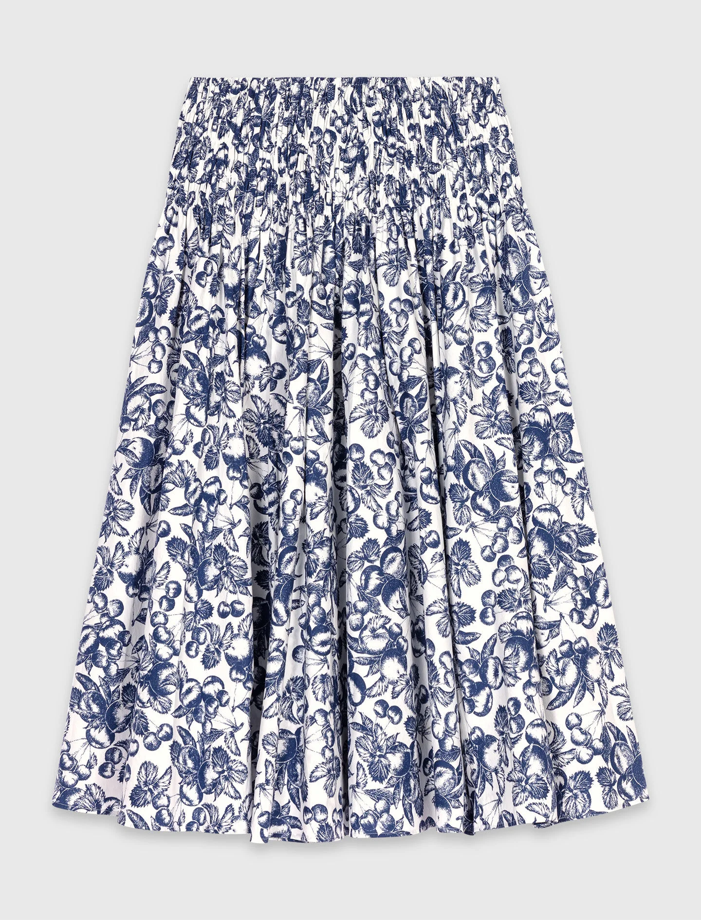 Fruit printed maxi skirt - 1