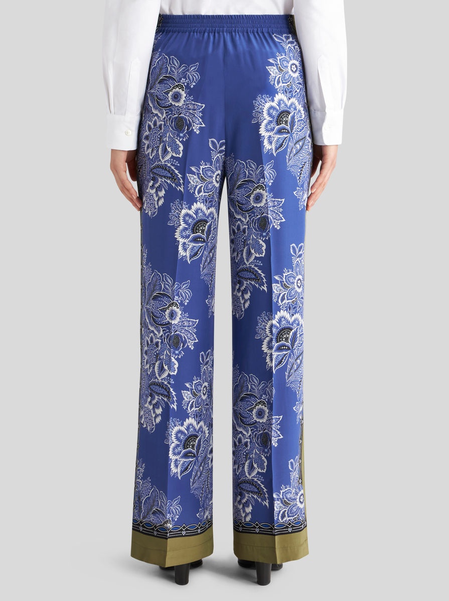 BANDANNA BOUQUET PALAZZO TROUSERS - 5