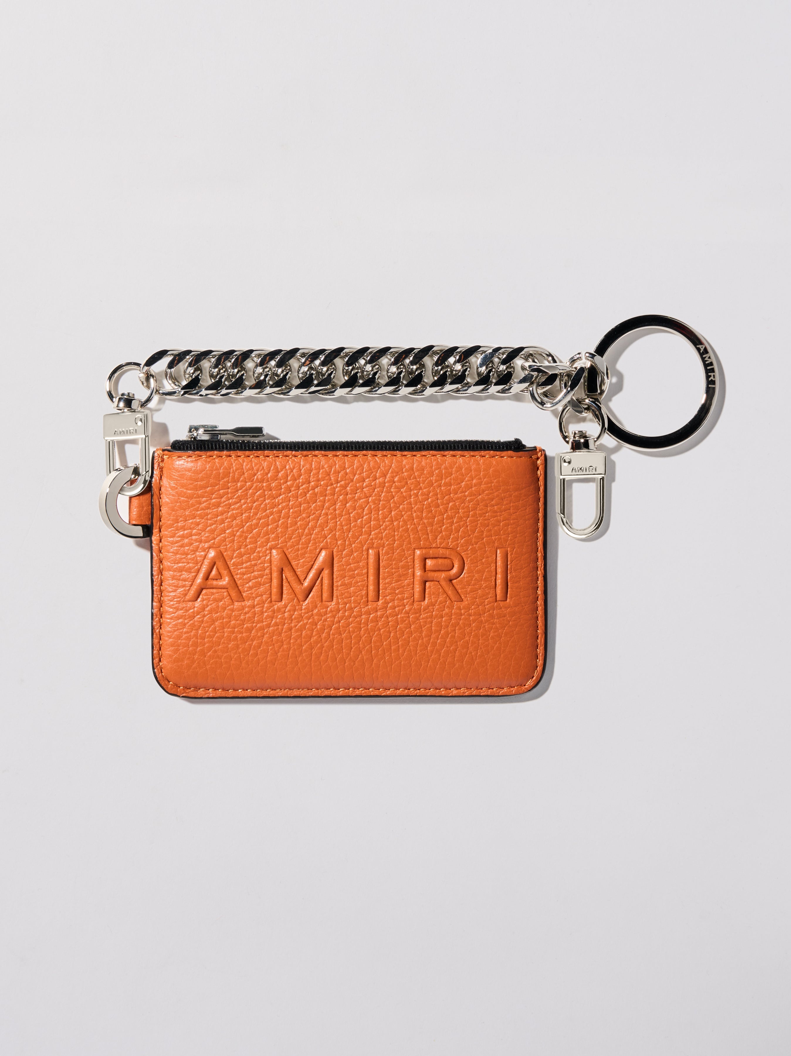 PEBBLED LOGO CHAIN WALLET - 1