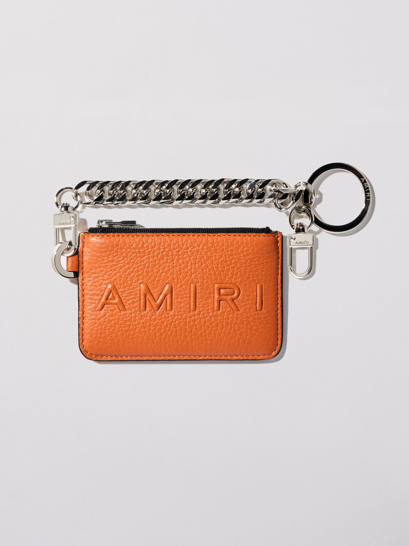 PEBBLED LOGO CHAIN WALLET 1
