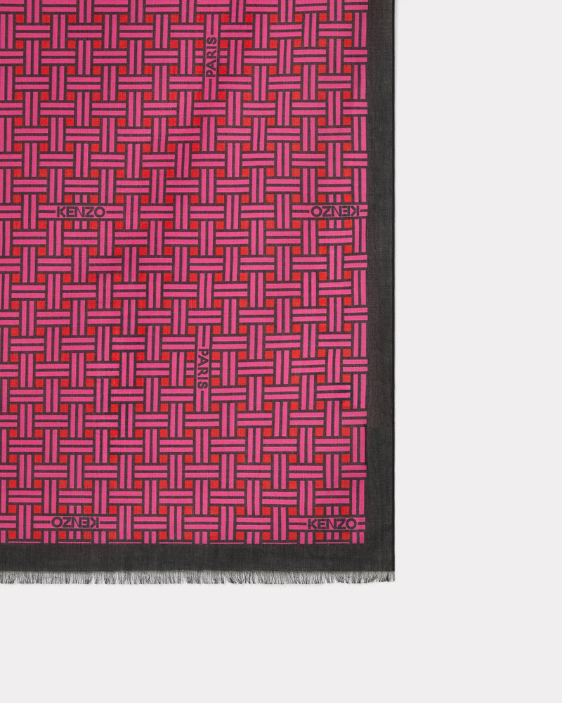 KENZO 'KENZO Stamp' cotton stole outlook