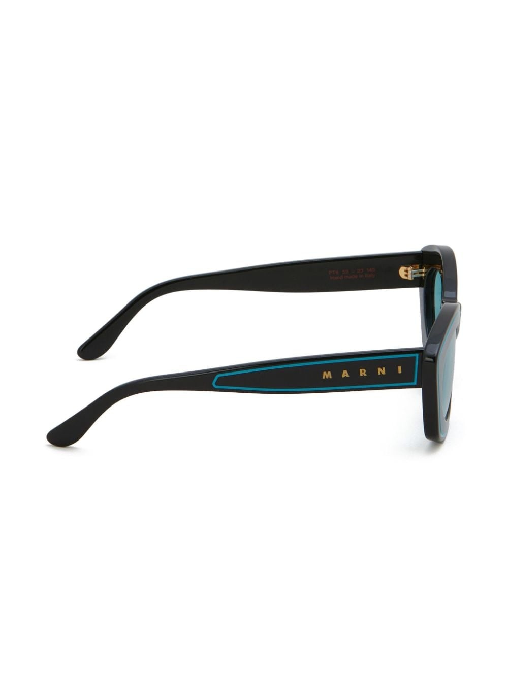 logo-print oval-frame sunglasses - 3