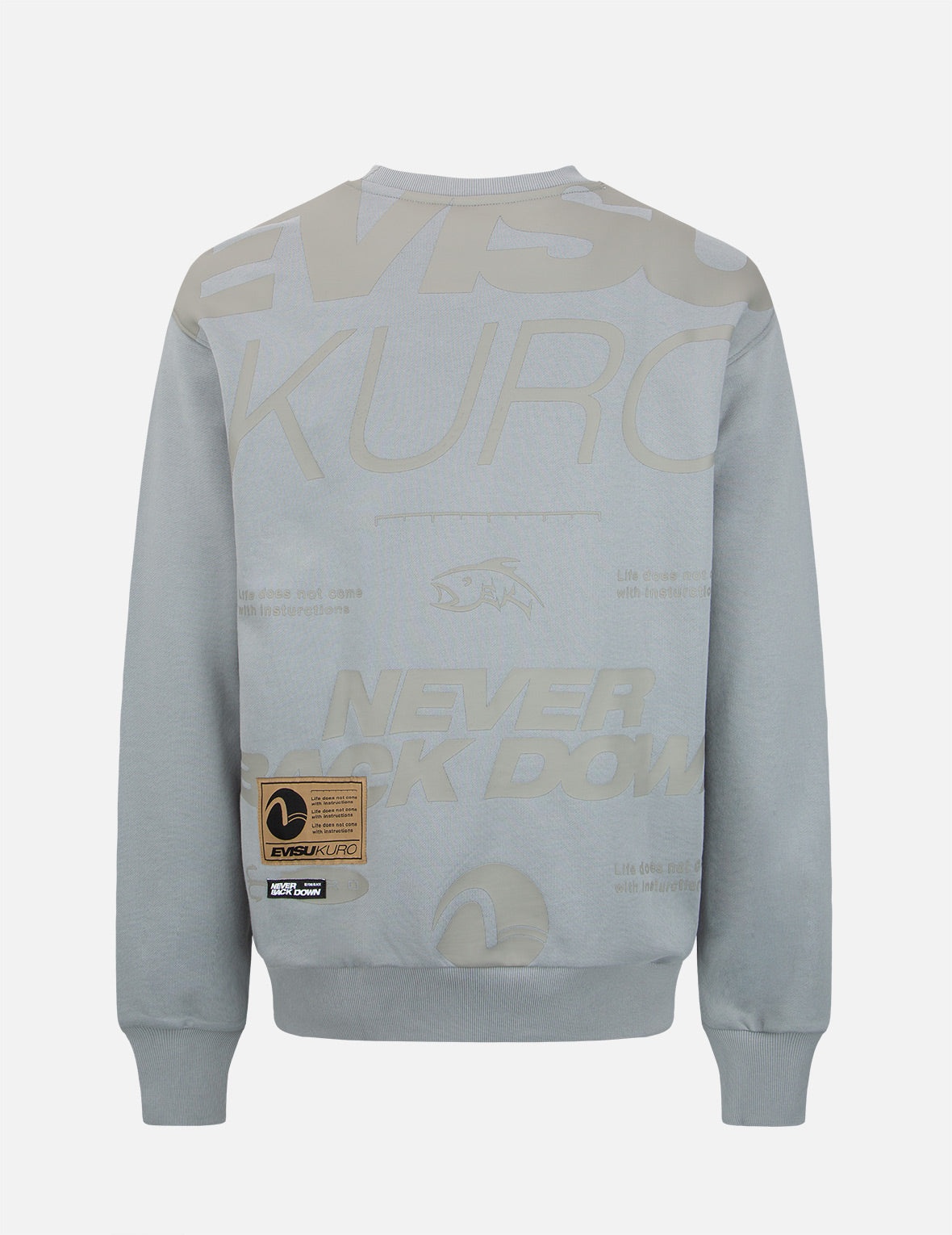 Transparent Seagull Badge Logo Print Sweatshirt - 2