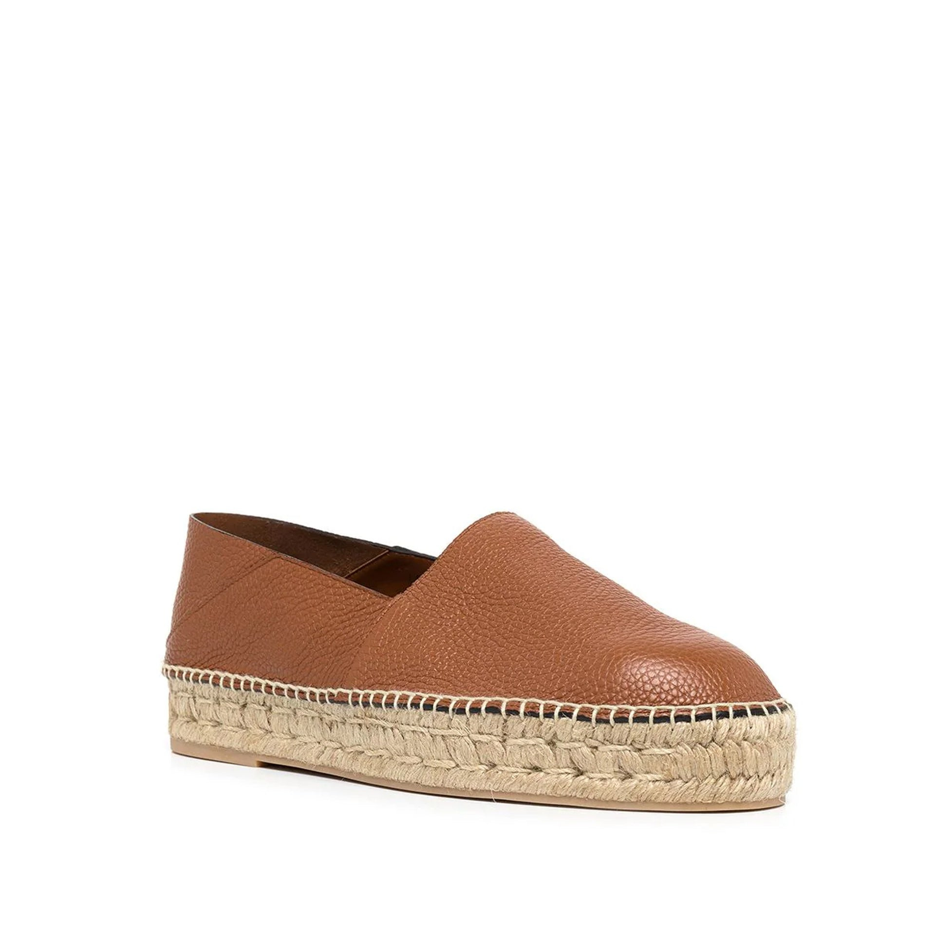 Valentino Garavani Logo-Plaque Leather Espadrilles Men - 2