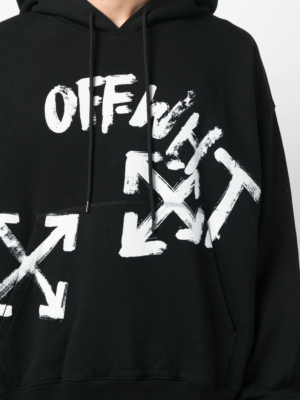 Arrows-print hoodie - 5