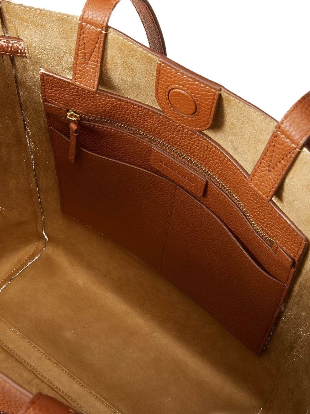 leather tote bag - 3