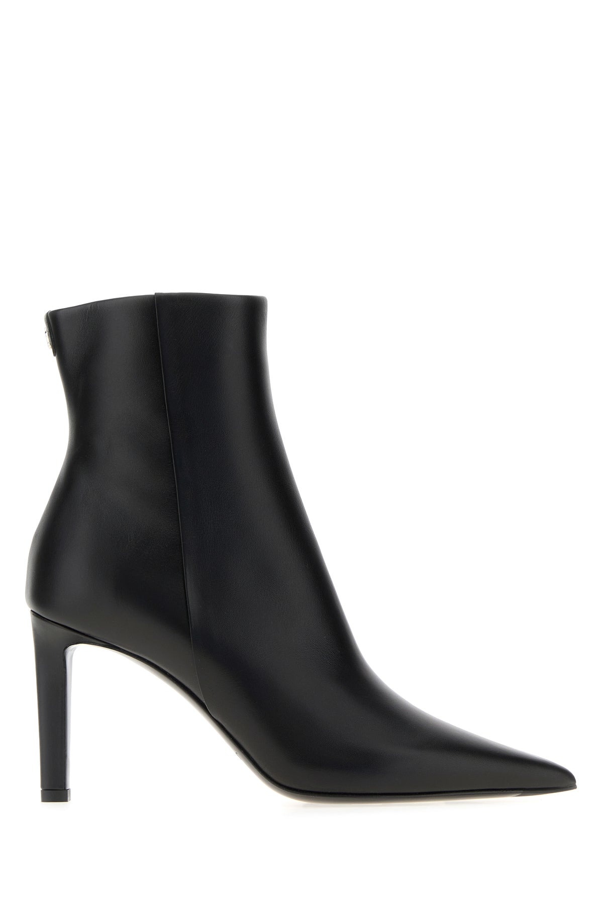 Black leather Frankie 85 ankle boots - 1