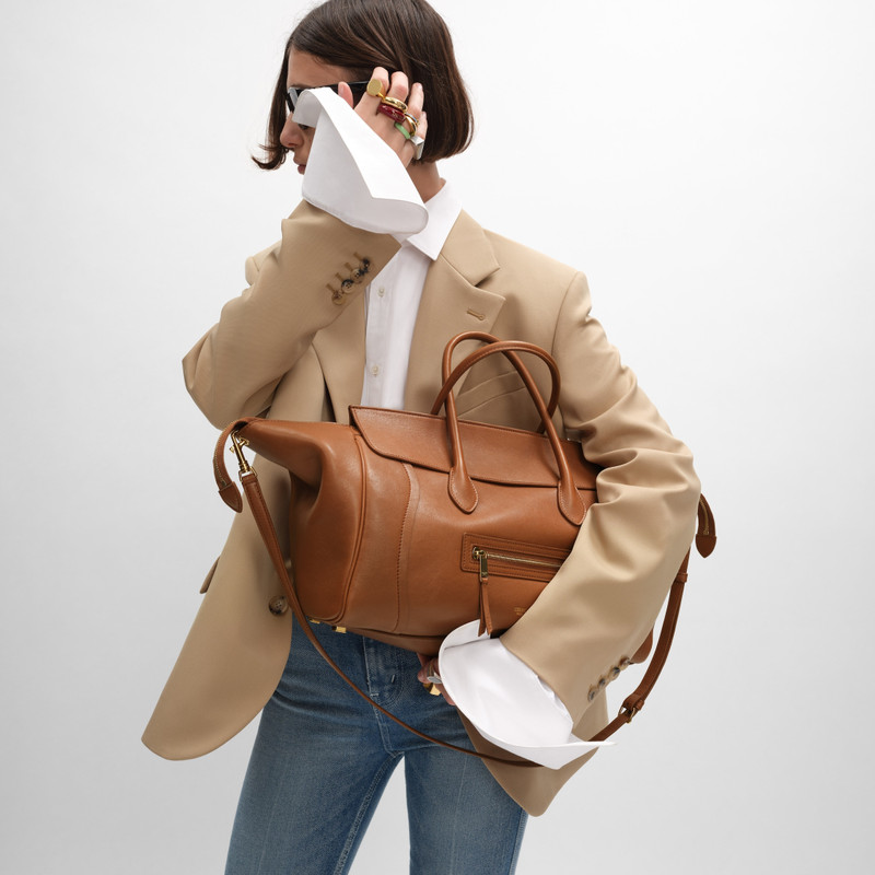 LUGGAGE IN SUPPLE SHINY LAMBSKIN 3