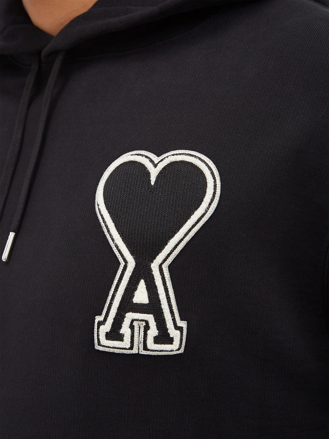 Logo-appliqué cotton hooded sweatshirt - 4