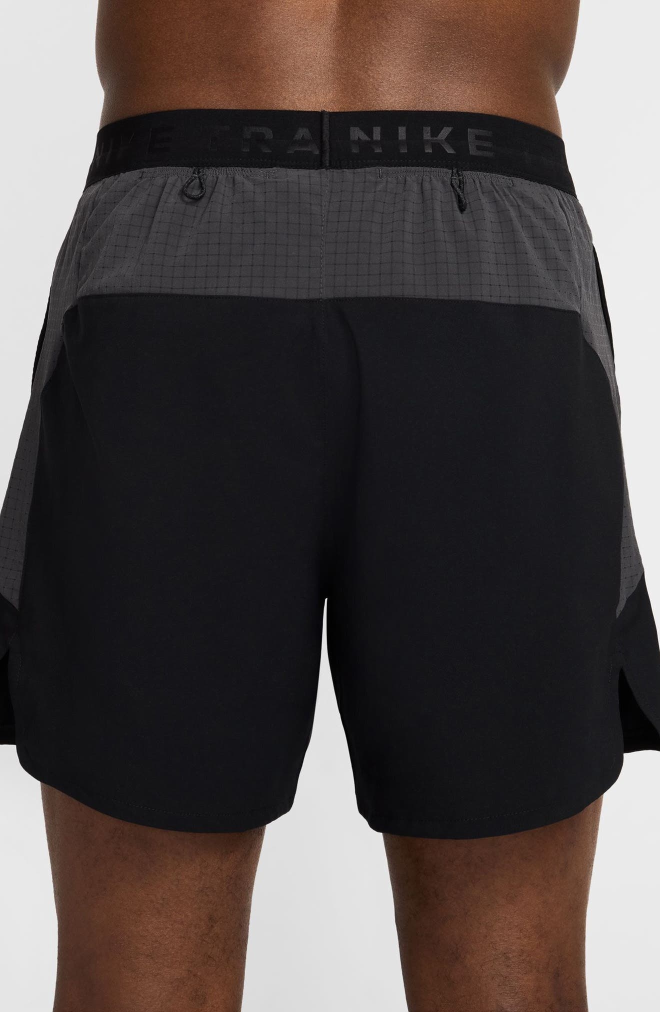 Nike Trail Dri-FIT Brief Lined Running Shorts in Black/Anthracite at Nordstrom - 2