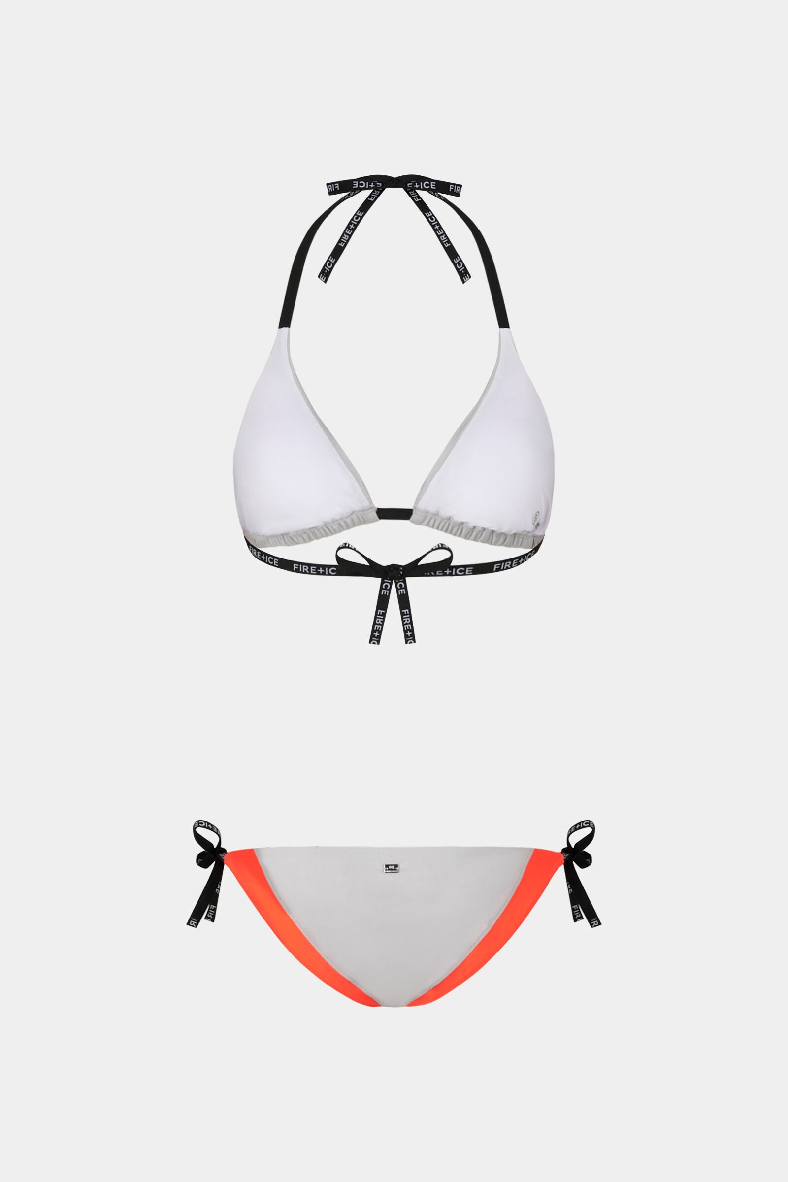 Baila Bikini in Silver/Coral - 7