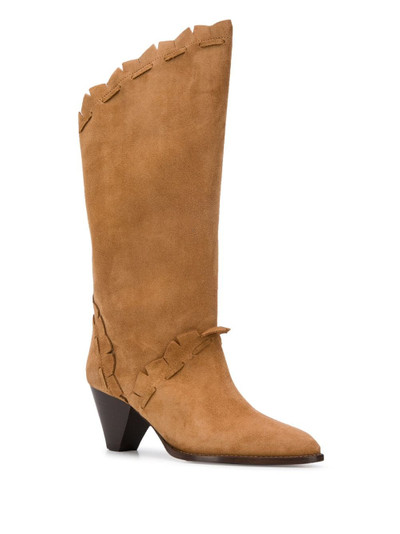 Isabel Marant Leesta suede boots outlook