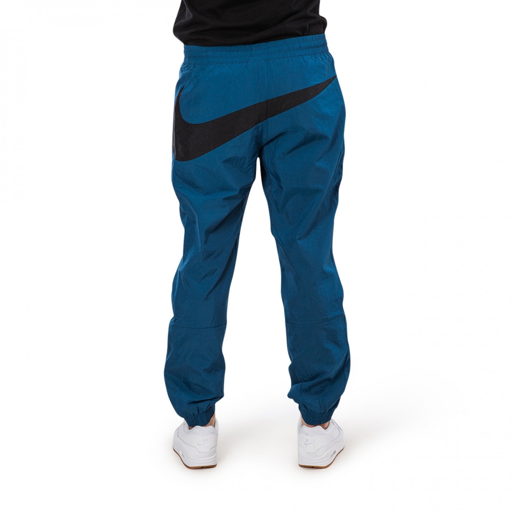 Nike Sportswear NSW Swoosh Woven Pant Zipper Pocket Bundle Feet Sports Pants Blue AJ2300-474 - 5