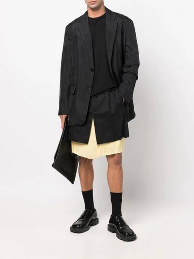 Raf Simons layered-look midi skirt outlook