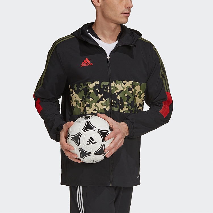 adidas adidas Tiro Wb Aop Camouflage Printing Splicing Soccer
