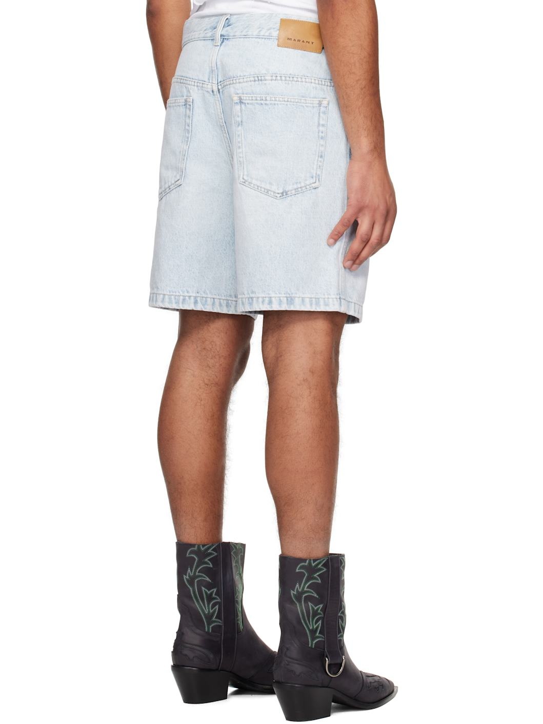 Blue Jeffry Shorts - 3