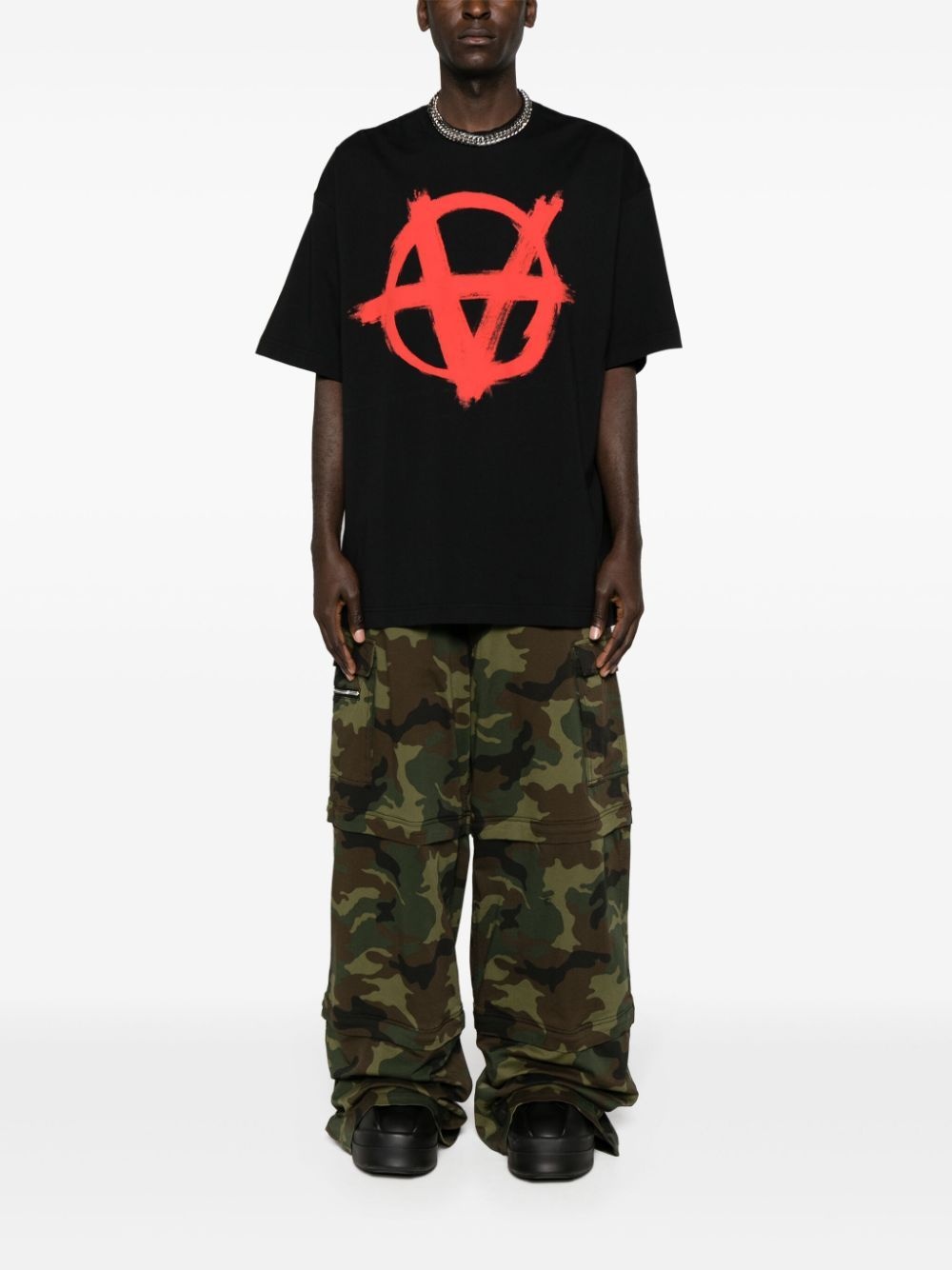 Reverse Anarchy cotton T-shirt - 2