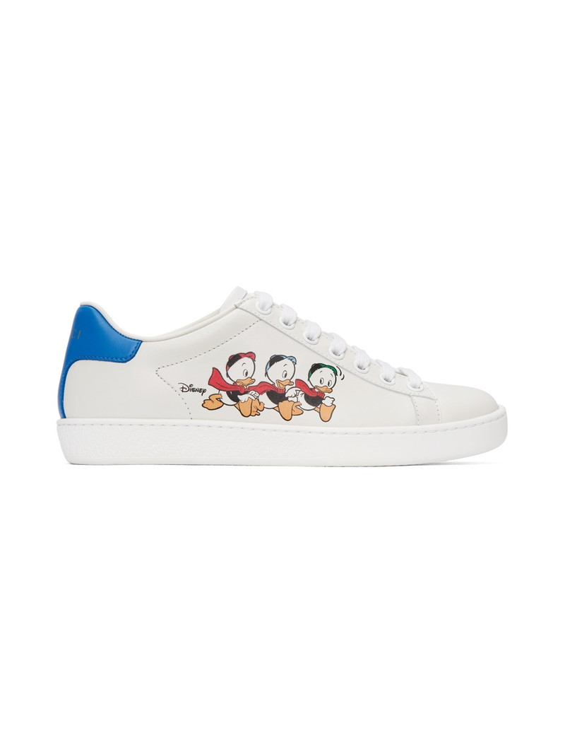 White Disney Edition Donald Duck Ace Sneakers - 1