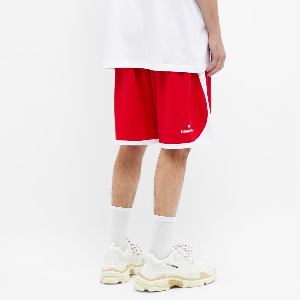 Balenciaga Logo Soccer Short - 6