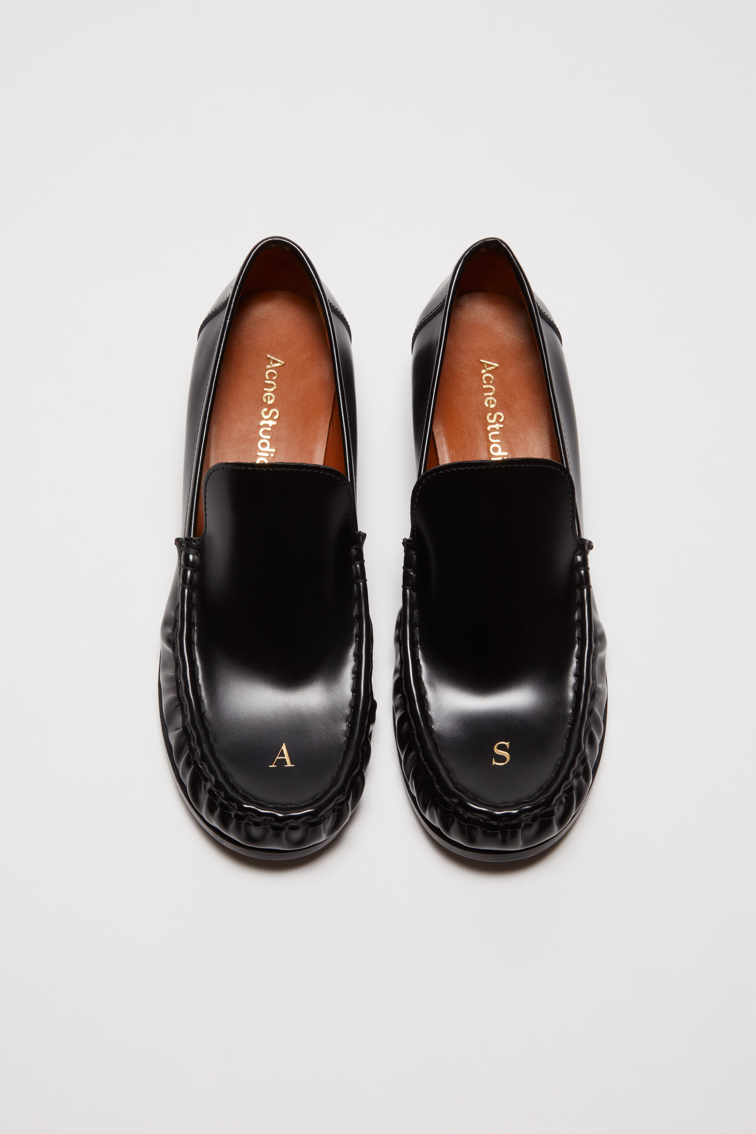 極美品 Acne Studios Loafers Black 27.5 Acne Studios - Leather loafers - Black