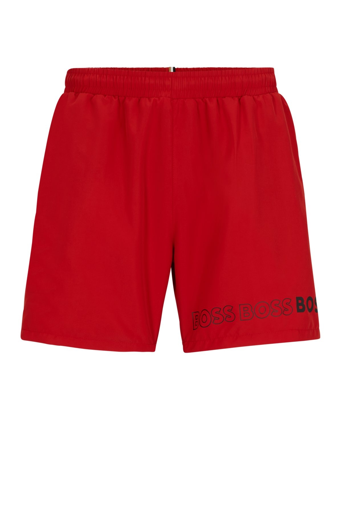 SWIM SHORTS WITH REPEAT LOGOS - 1