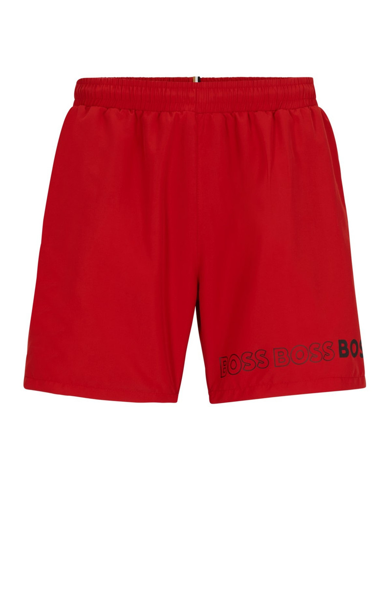 SWIM SHORTS WITH REPEAT LOGOS 1