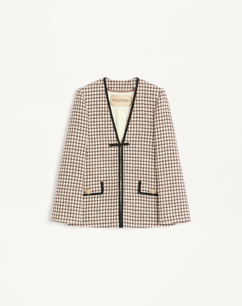 LIGHT TWEED PIED DE POULE JACKET 1