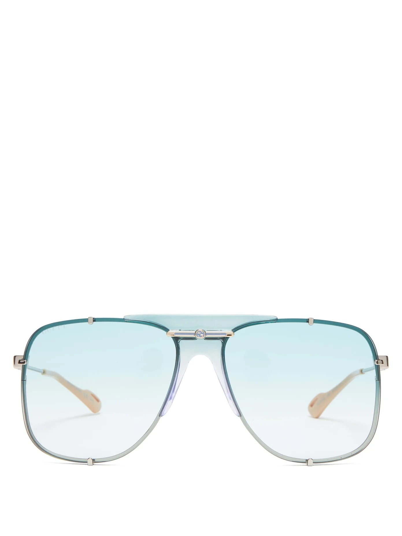 Aviator acetate sunglasses - 1