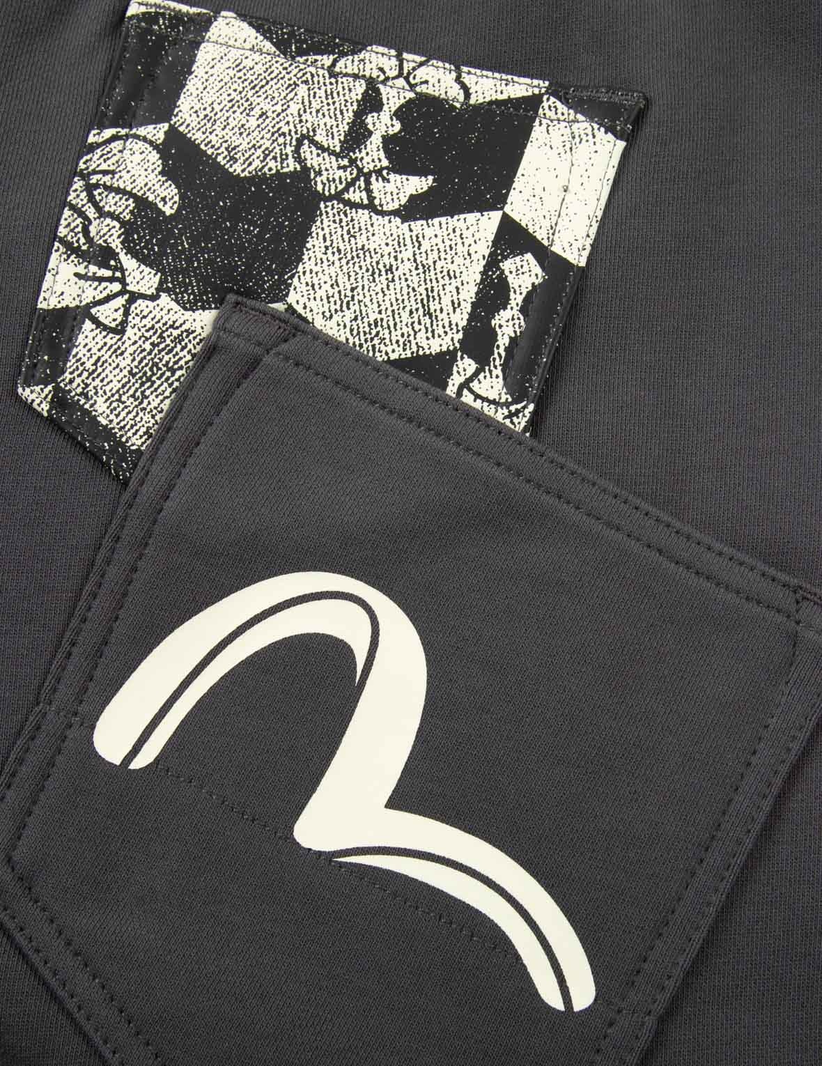 LOGO PRINT STRAIGHT FIT CARGO SWEATPANTS - 7