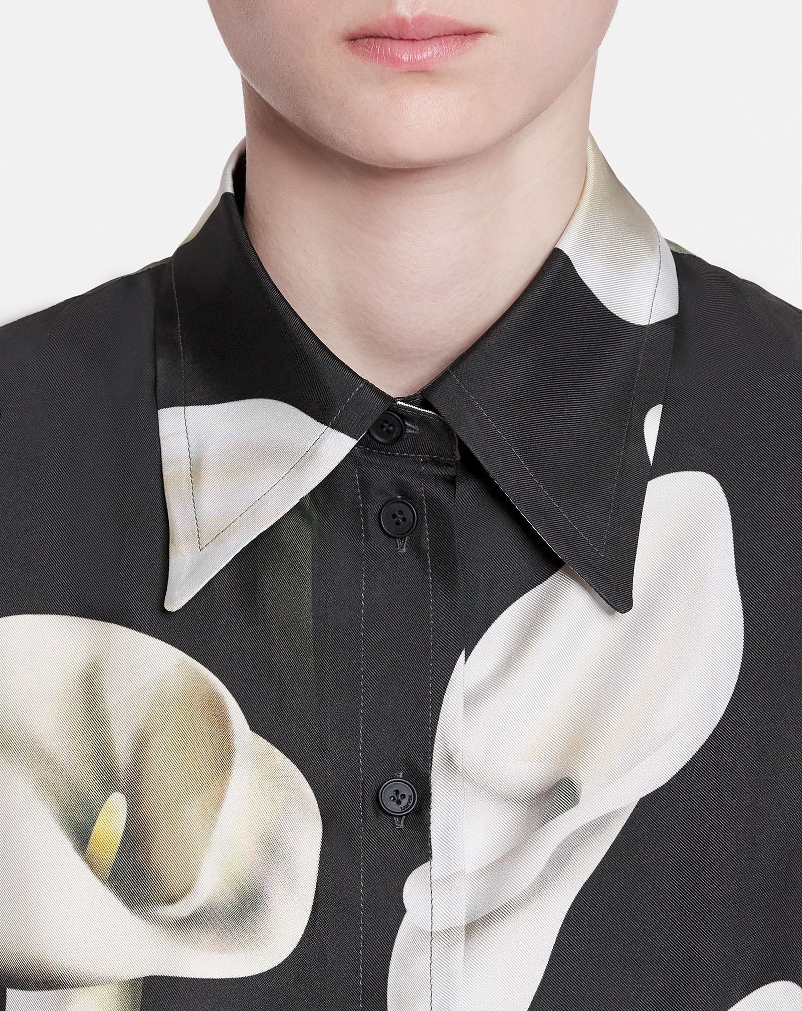 CALLA LILY PRINT SHIRT - 5