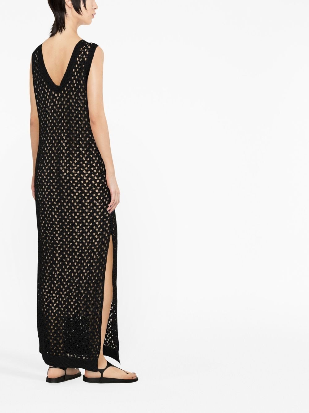 open-knit maxi dress - 4