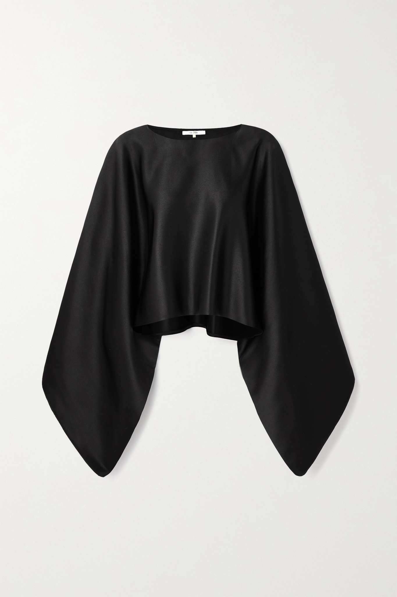 Dalel oversized washed-silk top - 1