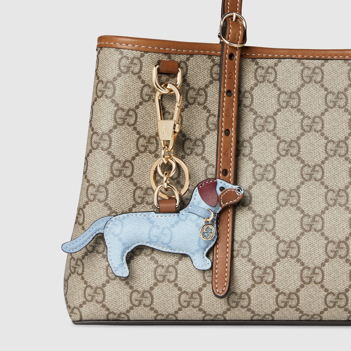 Dog-shaped bag charm - 3
