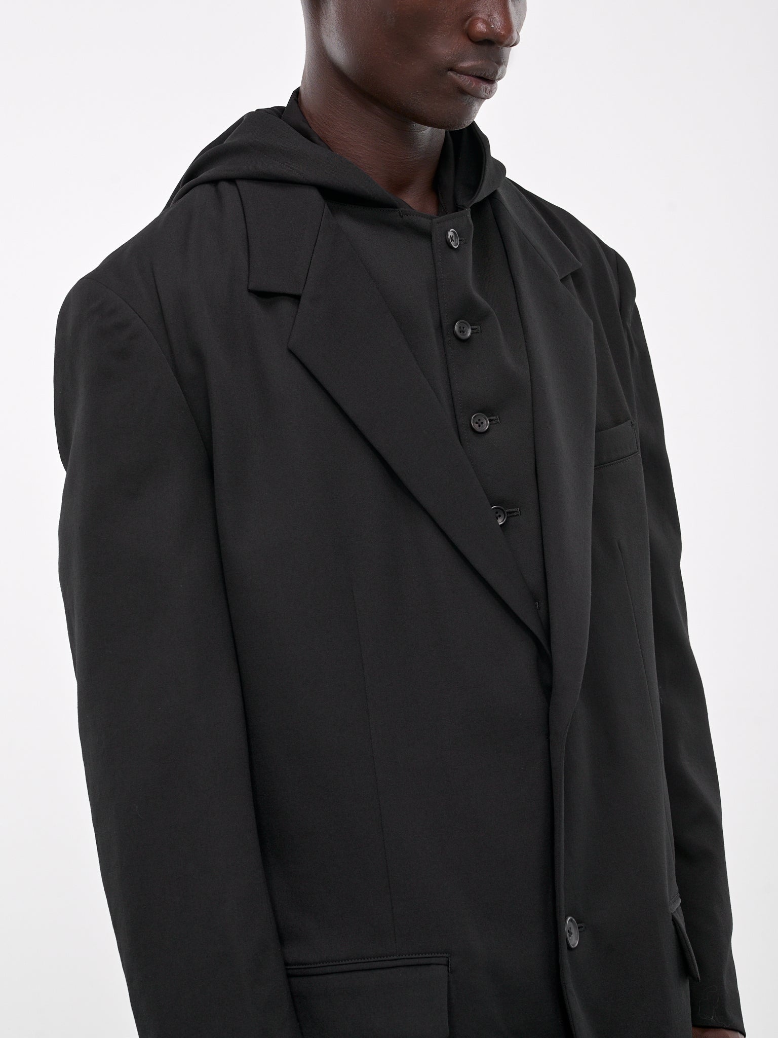 U-W Hooded Blazer - 4