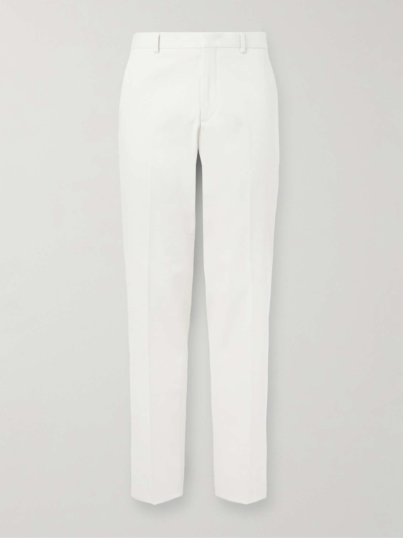 Jarno Austin Straight-Leg Stretch-Cotton Twill Trousers - 1