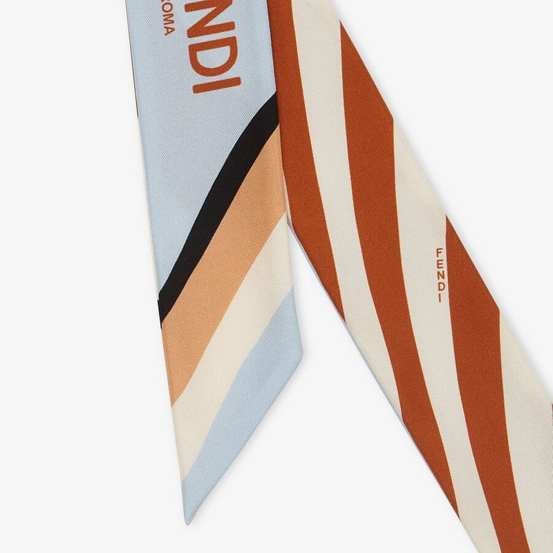 Light blue silk bandeau 2