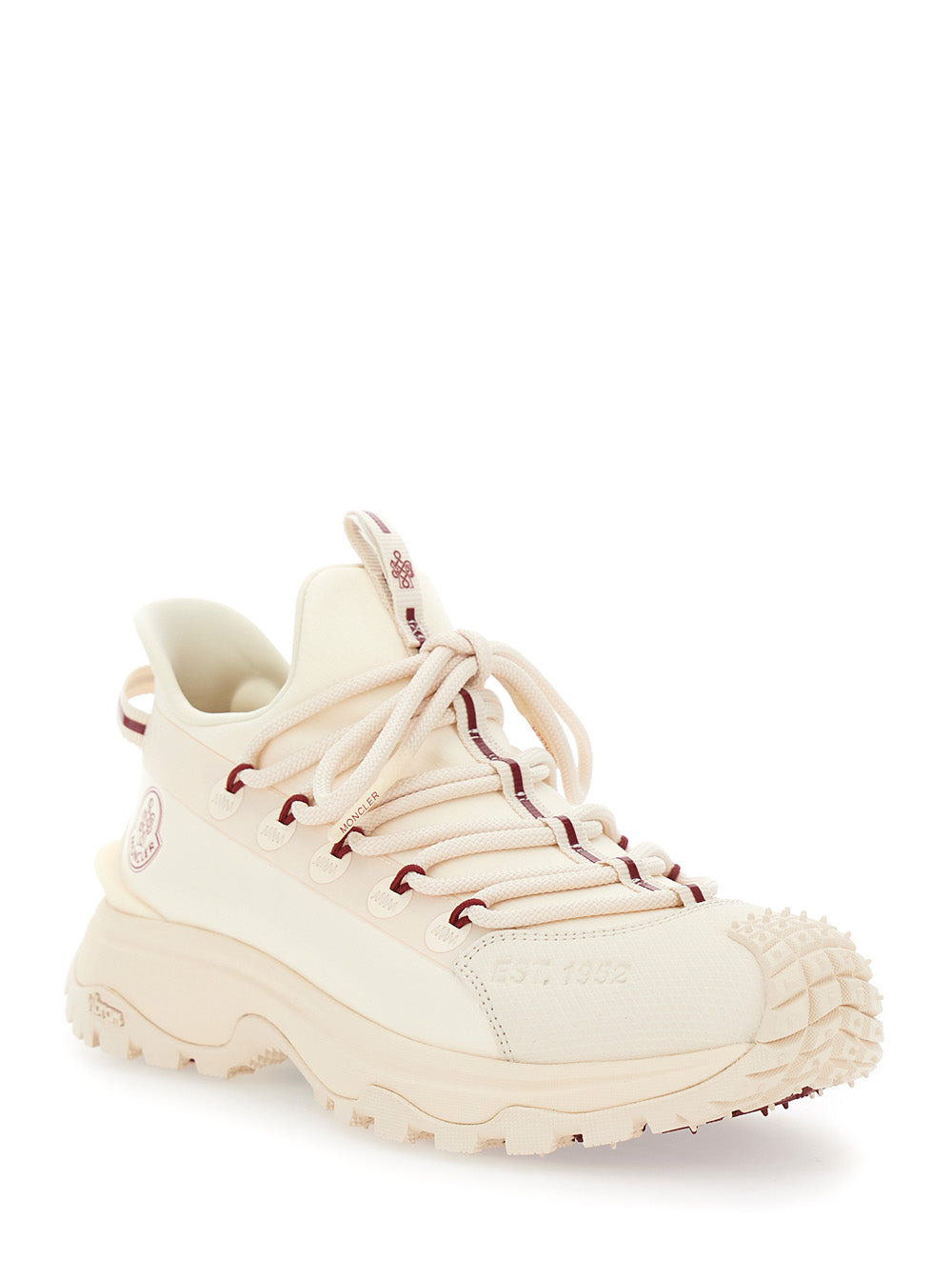 Moncler Women 'Trailgrip Lite2' Beige Low Top Sneakers With Logo In Tech Fabrics Mix Woman - 2