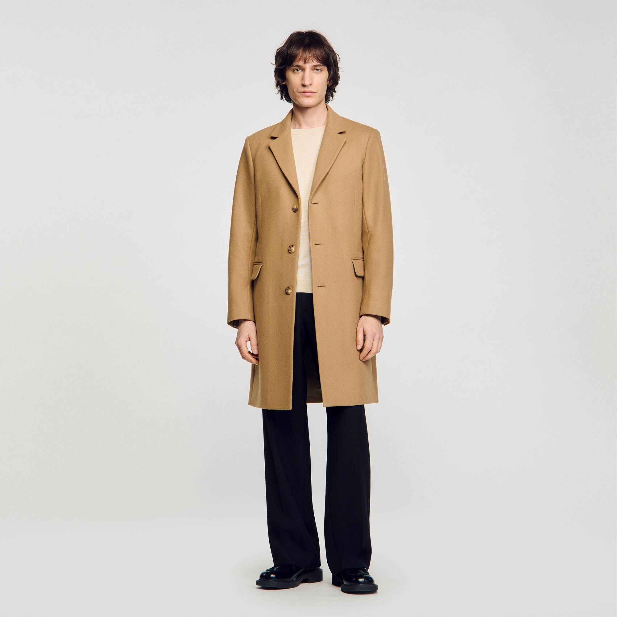 WOOL BROADCLOTH COAT - 3