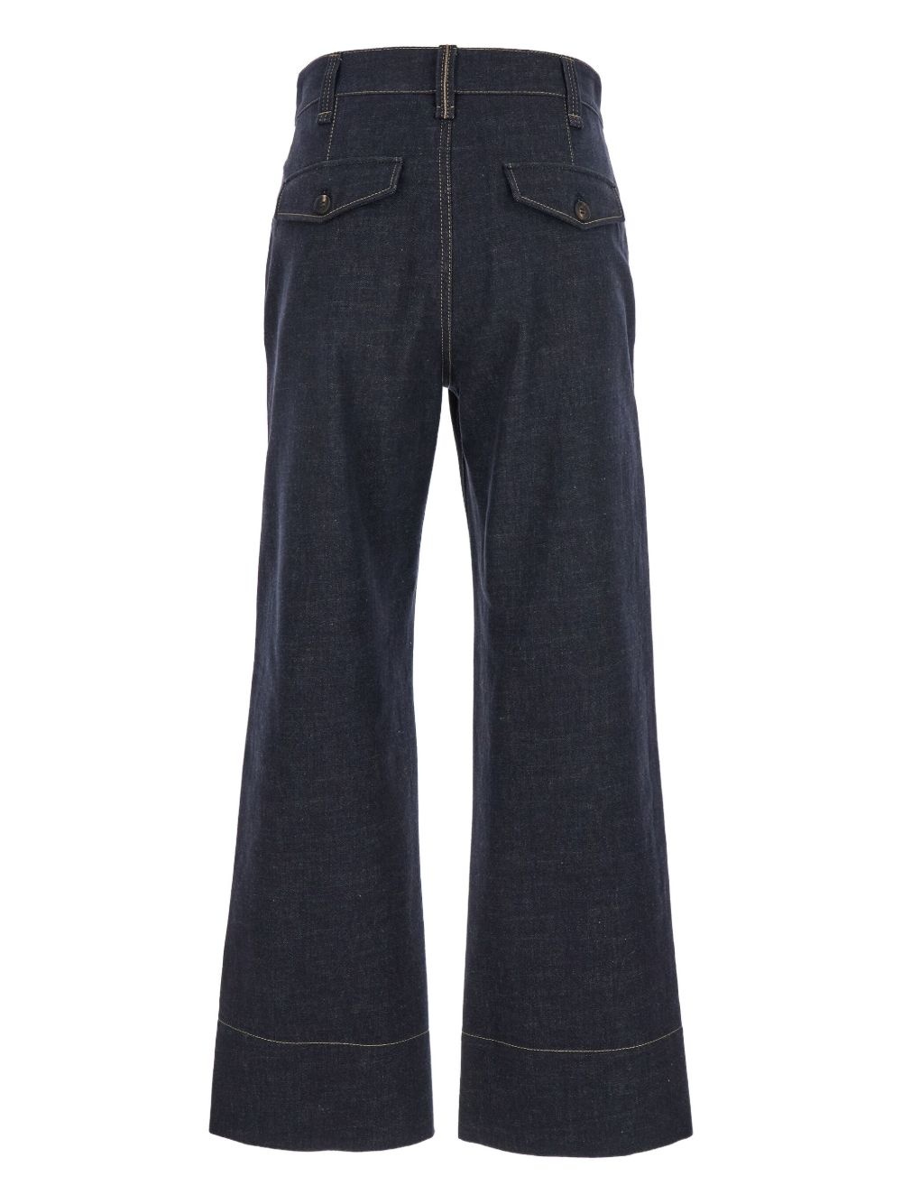 contrast-stitching jeans - 2