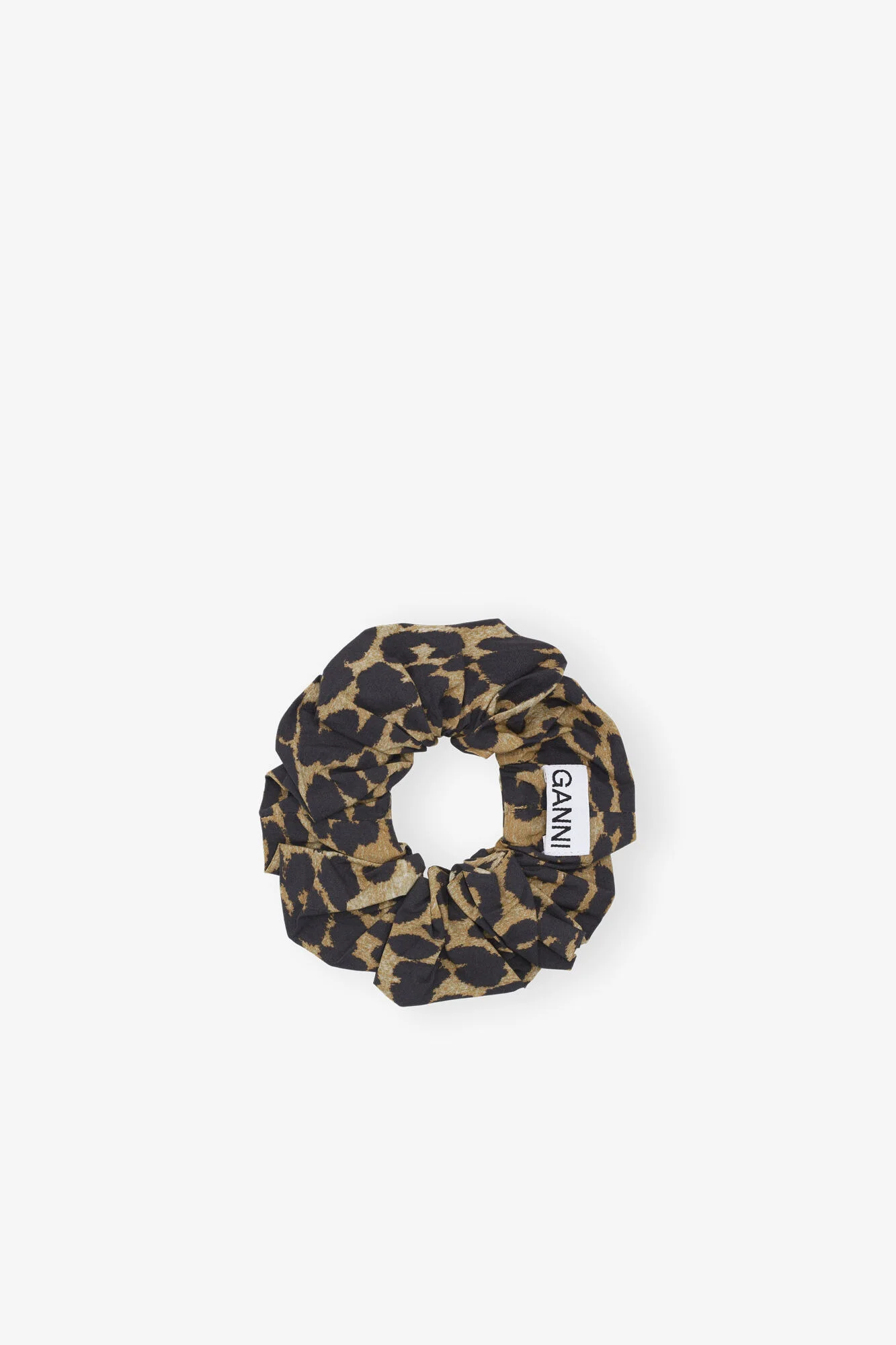 LEOPARD COTTON SCRUNCHIE - 1