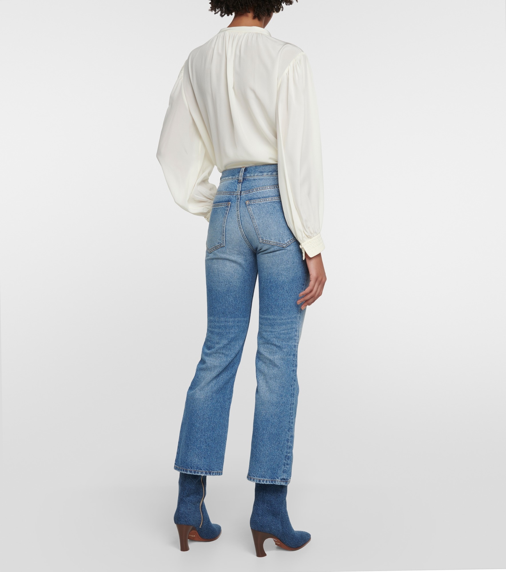 High-rise straight jeans - 3